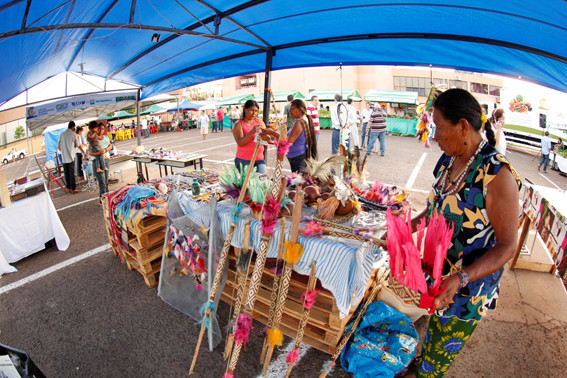 Artesanato indígena também estará presente na Feira, no Parque dos Ipês. (Foto: Arquivo).