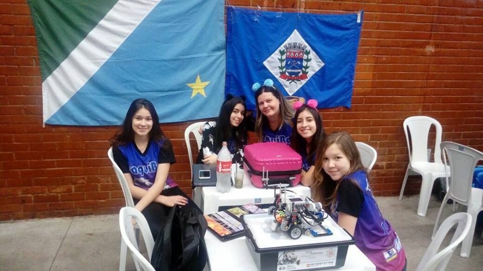 Amanda Welter, Francielly Veloso, Larissa Akemi Muranishi, Rafaela Moreno, Andreia Cristina no Rio de Janeiro. (Foto: Divulgação).